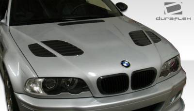Duraflex - BMW 3 Series 2DR Duraflex GT-R Look Hood - 1 Piece - 107179 - Image 2
