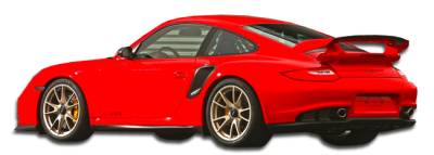 Porsche 911 Duraflex GT-2 Look Side Skirts Rocker Panels - 2 Piece - 107236