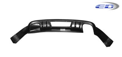 Extreme Dimensions - Audi A4 4DR R-1 Urethane Rear Bumper Diffuser Body Kit 107421 - Image 4