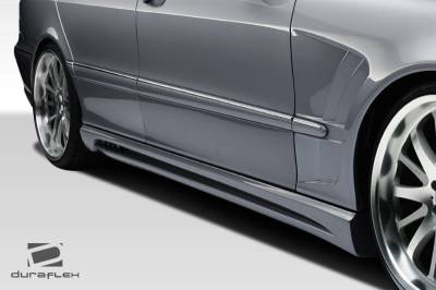 Duraflex - Mercedes-Benz S Class Duraflex W-2 Side Skirts Rocker Panels - 2 Piece - 107720 - Image 3