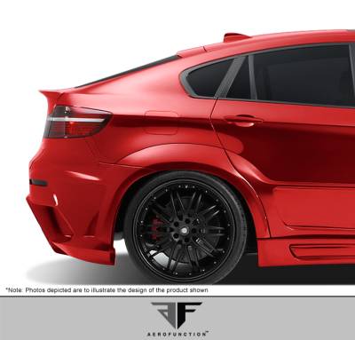 Aero Function - BMW X6 AF-3 Overstock (GFK) Wide Body Kit- Rear Fenders 107931 - Image 2