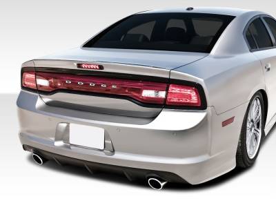 Duraflex - Dodge Charger Duraflex SRT Look Rear Bumper Cover - 1 Piece - 108037 - Image 1