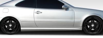 Duraflex - Mercedes-Benz CLK Duraflex C63 Look Side Skirts Rocker Panels - 2 Piece - 108055 - Image 1