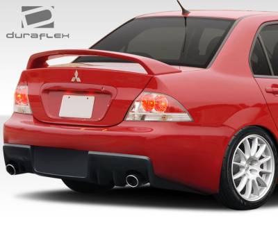 Duraflex - Mitsubishi Lancer Duraflex Evo X Look Rear Bumper Cover - 1 Piece - 108206 - Image 3