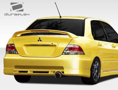 Duraflex - Mitsubishi Lancer Duraflex K-1 Rear Bumper Cover - 1 Piece - 108209 - Image 2
