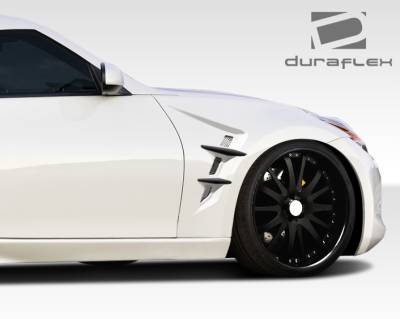 Duraflex - Nissan 370Z Duraflex W-1 Fenders -2 Piece - 108265 - Image 3