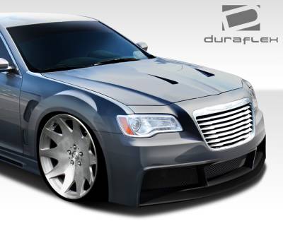 Duraflex - Chrysler 300 Duraflex Brizio Front Bumper Cover - 1 Piece - 108322 - Image 2
