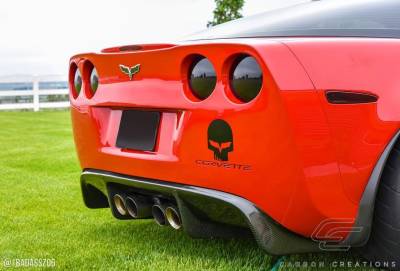 Carbon Creations - Chevrolet Corvette Carbon Creations GT500 Rear Diffuser - 1 Piece - 108411 - Image 3