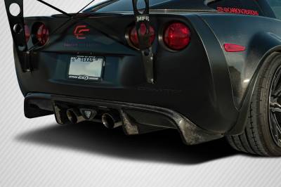 Carbon Creations - Chevrolet Corvette Carbon Creations GT500 Rear Diffuser - 1 Piece - 108411 - Image 5