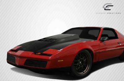 Carbon Creations - Pontiac Firebird Carbon Creations ZL1 Look Hood - 1 Piece - 108546 - Image 2