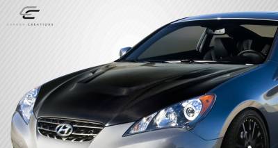 Carbon Creations - Hyundai Genesis Carbon Creations Vader Hood - 1 Piece - 108585 - Image 2
