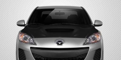 Mazda 3 Carbon Creations M-Speed Hood - 1 Piece - 108683