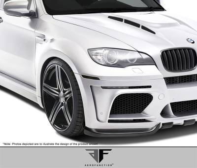 Aero Function - BMW X6 AF-5 Aero Function (GFK) Wide Body Kit- Front Fenders 108722 - Image 2