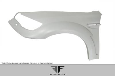 Aero Function - BMW X6 AF-5 Aero Function (GFK) Wide Body Kit- Front Fenders 108722 - Image 3