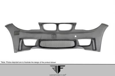 Aero Function - BMW 1 Series AF-1 Aero Function (GFK) Front Body Kit Bumper 108856 - Image 7