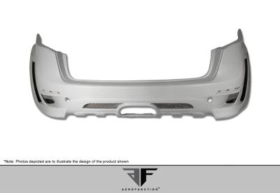 Aero Function - Porsche Cayenne AF Widebody Aero Function Rear Wide Body Kit Bumper 108864 - Image 3