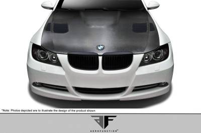 Aero Function - BMW 3 Series AF-1 Aero Function CFP Body Kit Hood 108933 - Image 2