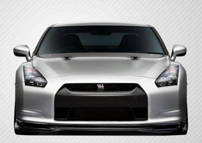 Nissan GT-R Carbon Creations Eros Version 5 Front Lip Under Spoiler Air Dam - 1 Piece - 109067