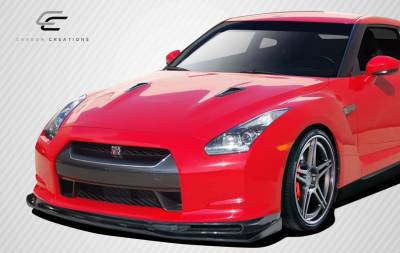 Carbon Creations - Nissan GT-R Carbon Creations Eros Version 5 Front Lip Under Spoiler Air Dam - 1 Piece - 109067 - Image 2