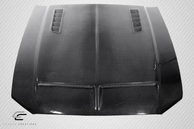 Carbon Creations - Ford Mustang Carbon Creations GT500 Hood - I Piece - 109260 - Image 3