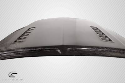 Carbon Creations - Ford Mustang Carbon Creations GT500 Hood - I Piece - 109260 - Image 5