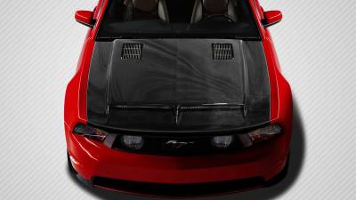 Carbon Creations - Ford Mustang Carbon Creations GT500 Hood - 1 Piece - 109261 - Image 1