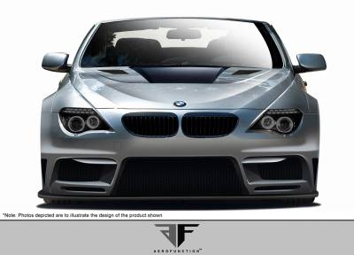 Aero Function - BMW 6 Series 2DR AF-2 Aero Function Front Bumper Lip Wide Body Kit 109265 - Image 2