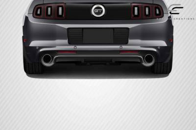 Carbon Creations - Ford Mustang Carbon Creations Boss Look Rear Diffuser - 1 Piece - 109322 - Image 2