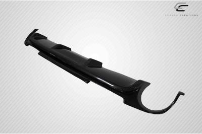 Carbon Creations - Ford Mustang Carbon Creations Boss Look Rear Diffuser - 1 Piece - 109322 - Image 4