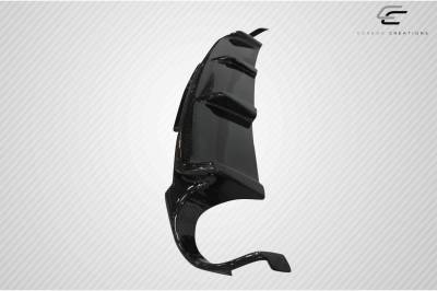 Carbon Creations - Ford Mustang Carbon Creations Boss Look Rear Diffuser - 1 Piece - 109322 - Image 5
