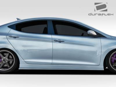 Duraflex - Hyundai Elantra Duraflex Racer Side Skirt Rocker Panels - 2 Piece - 109338 - Image 2