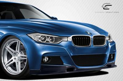 Carbon Creations - BMW 3 Series 4DR Carbon Creations Eros Version 1 Front Lip Under Air Dam Spoiler - 1 Piece - 109439 - Image 2