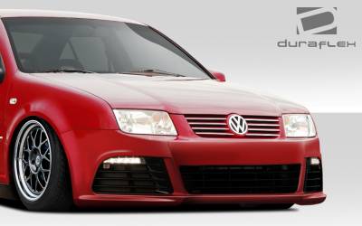 Duraflex - Volkswagen Jetta Duraflex R Look Front Bumper Cover - 1 Piece - 109474 - Image 2