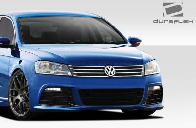 Duraflex - Volkswagen Passat Duraflex R Look Front Bumper Cover - 1 Piece - 109476 - Image 2
