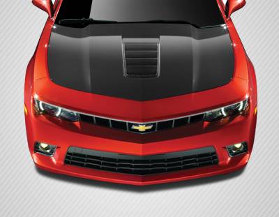 Carbon Creations - Chevrolet Camaro Carbon Creations Z28 Look Hood - 1 Piece - 109491 - Image 1