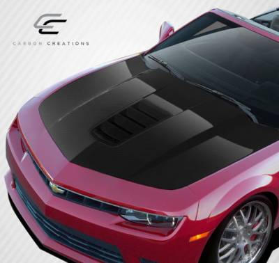 Carbon Creations - Chevrolet Camaro Carbon Creations Z28 Look Hood - 1 Piece - 109491 - Image 3
