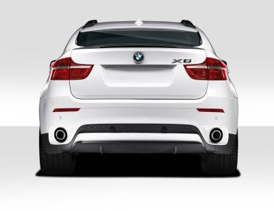 BMW X6 Duraflex M Performance Look Rear Diffuser Lip Under Air Dam Spoiler - 1 Piece - 109528