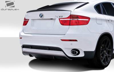 Duraflex - BMW X6 Duraflex M Performance Look Rear Diffuser Lip Under Air Dam Spoiler - 1 Piece - 109528 - Image 2