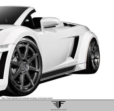 Aero Function - Lamborghini Gallardo AF-1 Aero Function Side Skirts Wide Body Kit 109603 - Image 2