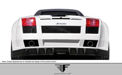 Aero Function - Lamborghini Gallardo AF-1 Aero Function Rear Wide Body Kit Bumper 109604 - Image 2
