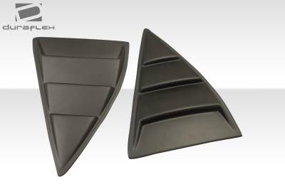 Duraflex - Chevrolet Camaro Duraflex Racer Window Scoops Louvers - 2 Piece - 109695 - Image 6