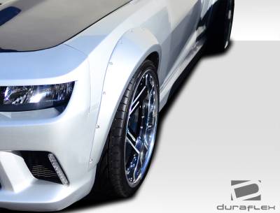 Duraflex - Chevrolet Camaro Duraflex Wide Body GT Concept Front Fender Flares - 2 Piece - 109799 - Image 2