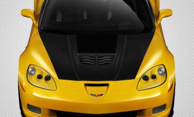 Carbon Creations - Chevrolet Corvette Carbon Creations Stingray Z Hood - 1 Piece - 109917 - Image 1