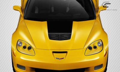 Carbon Creations - Chevrolet Corvette Carbon Creations Stingray Z Hood - 1 Piece - 109917 - Image 2