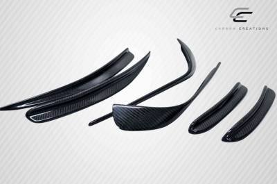 Carbon Creations - Mercedes-Benz CLA Carbon Creations Black Series Look Wide Body Front Bumper Accessories - 6 Piece - 112026 - Image 4