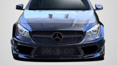 Mercedes-Benz CLA Carbon Creations Black Series Look Wide Body Front Bumper Accessories - 6 Piece - 112026
