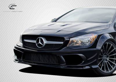 Carbon Creations - Mercedes-Benz CLA Carbon Creations Black Series Look Wide Body Front Bumper Accessories - 6 Piece - 112026 - Image 3