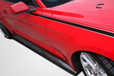 Carbon Creations - Ford Mustang Carbon Creations GT Concept Side Skirt Rocker Panels - 2 Piece - 112249 - Image 2