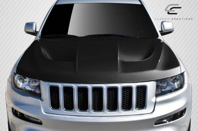 Carbon Creations - Jeep Grand Cherokee Carbon Creations SRT8 Look Hood - 1 Piece - 112331 - Image 2