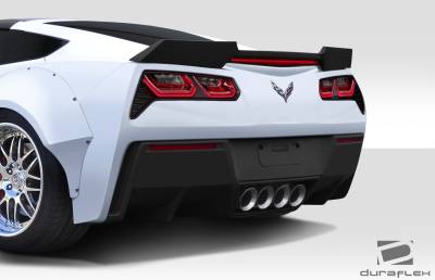 Duraflex - Chevrolet Corvette GT Concept Duraflex Rear Bumper Lip Body Kit 112436 - Image 3